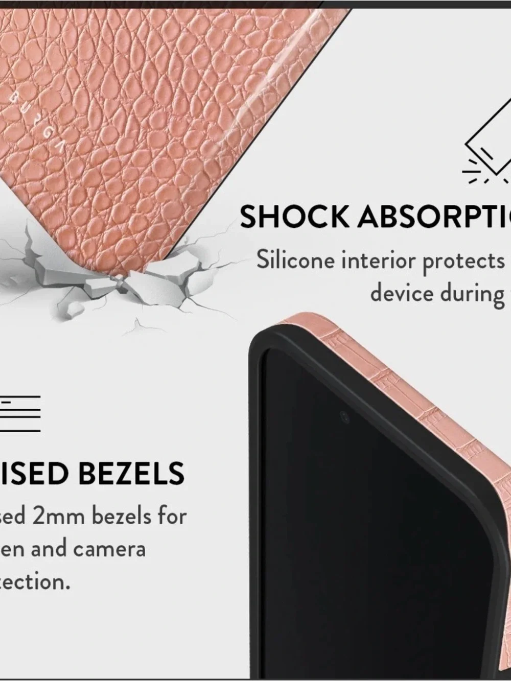 BURGA • Pink Croco - iPhone 16e Case
